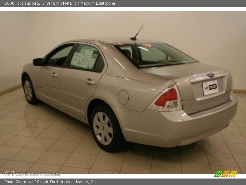 Silver Birch Metallic / Medium Light Stone 2008 Ford Fusion S