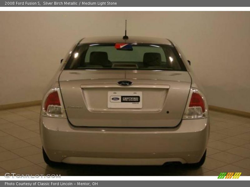 Silver Birch Metallic / Medium Light Stone 2008 Ford Fusion S