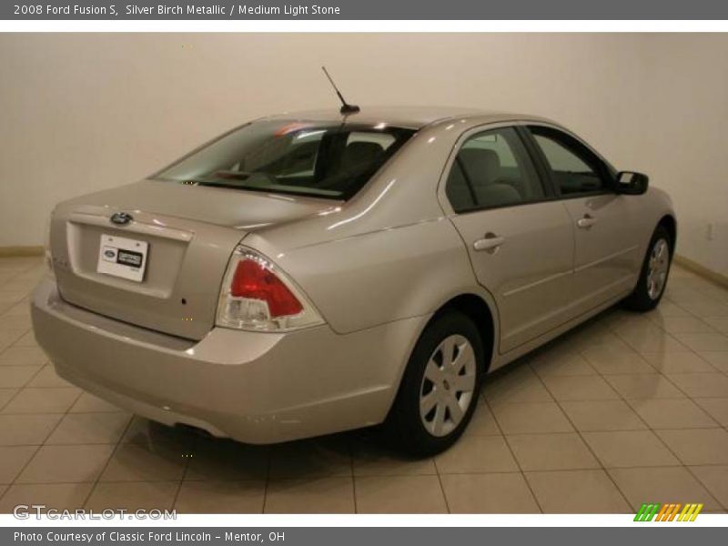 Silver Birch Metallic / Medium Light Stone 2008 Ford Fusion S