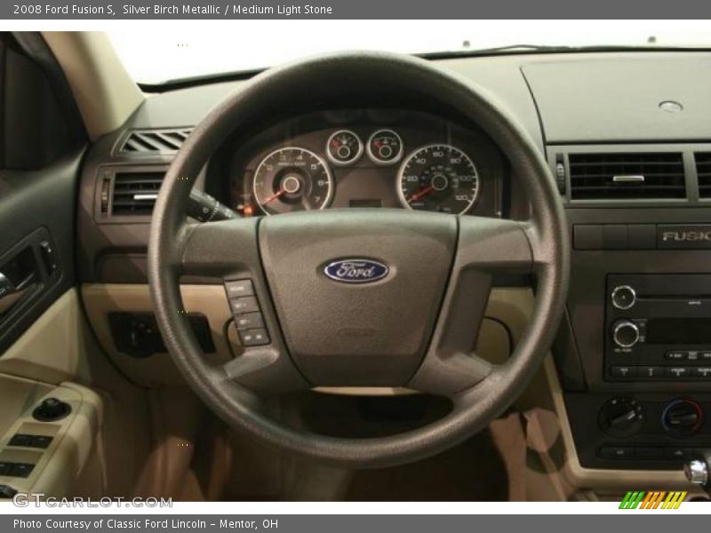 Silver Birch Metallic / Medium Light Stone 2008 Ford Fusion S