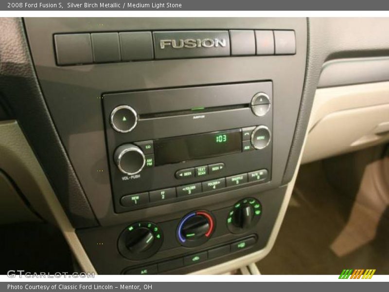 Silver Birch Metallic / Medium Light Stone 2008 Ford Fusion S