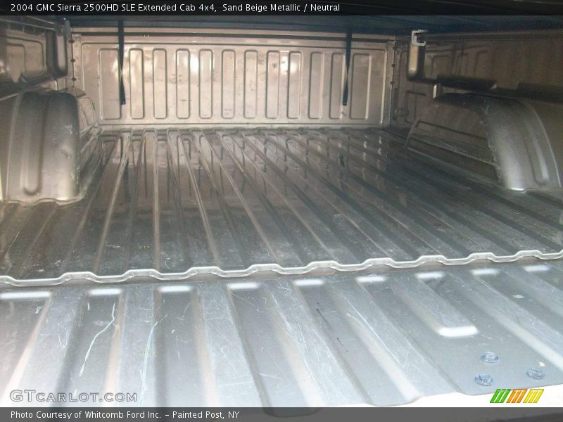 Sand Beige Metallic / Neutral 2004 GMC Sierra 2500HD SLE Extended Cab 4x4