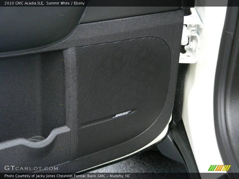 Summit White / Ebony 2010 GMC Acadia SLE