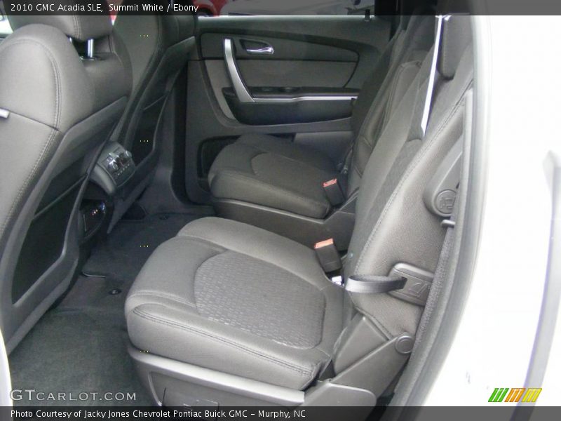Summit White / Ebony 2010 GMC Acadia SLE