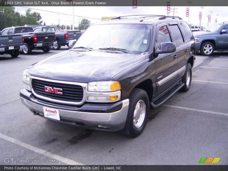 Onyx Black / Pewter/Dark Pewter 2003 GMC Yukon SLT 4x4