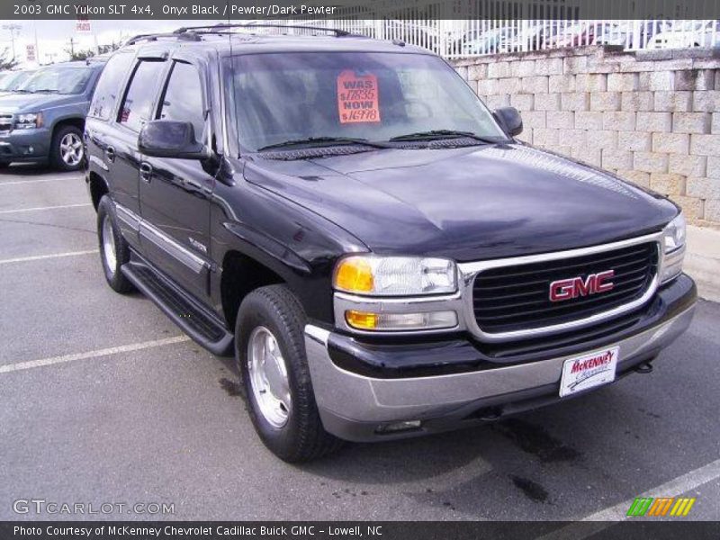 Onyx Black / Pewter/Dark Pewter 2003 GMC Yukon SLT 4x4