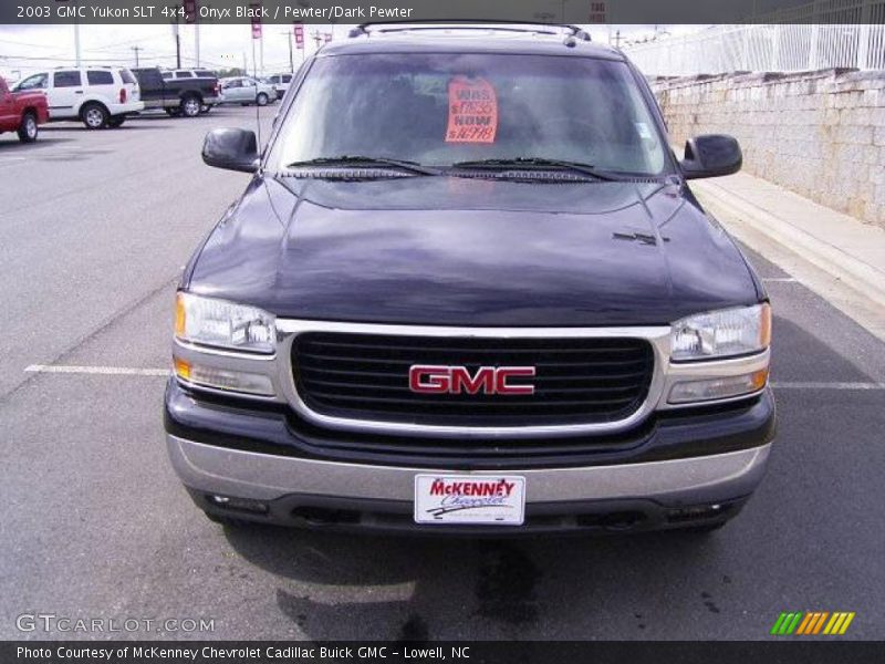 Onyx Black / Pewter/Dark Pewter 2003 GMC Yukon SLT 4x4