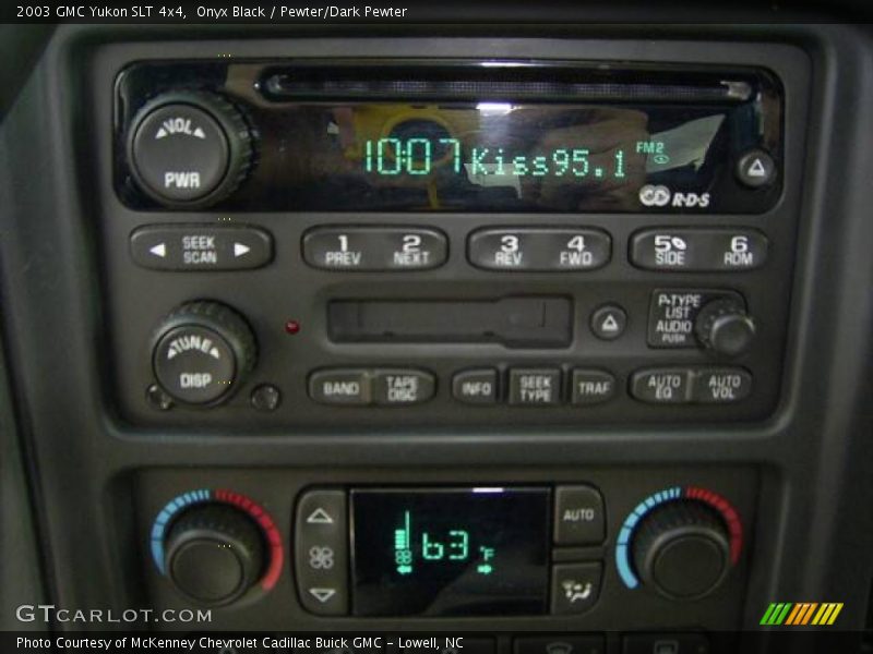 Onyx Black / Pewter/Dark Pewter 2003 GMC Yukon SLT 4x4