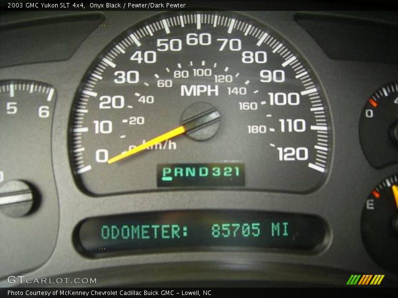 Onyx Black / Pewter/Dark Pewter 2003 GMC Yukon SLT 4x4