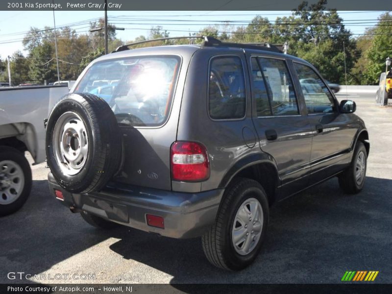 Pewter Gray / Gray 2001 Kia Sportage