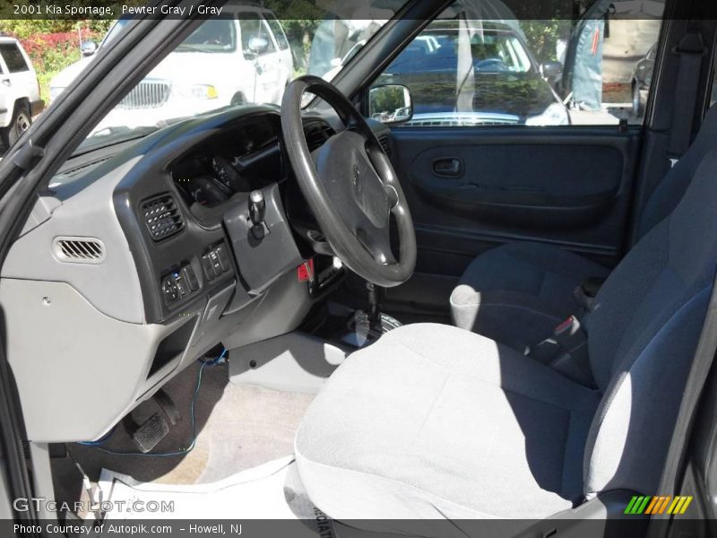 Pewter Gray / Gray 2001 Kia Sportage