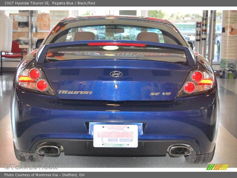 Regatta Blue / Black/Red 2007 Hyundai Tiburon SE