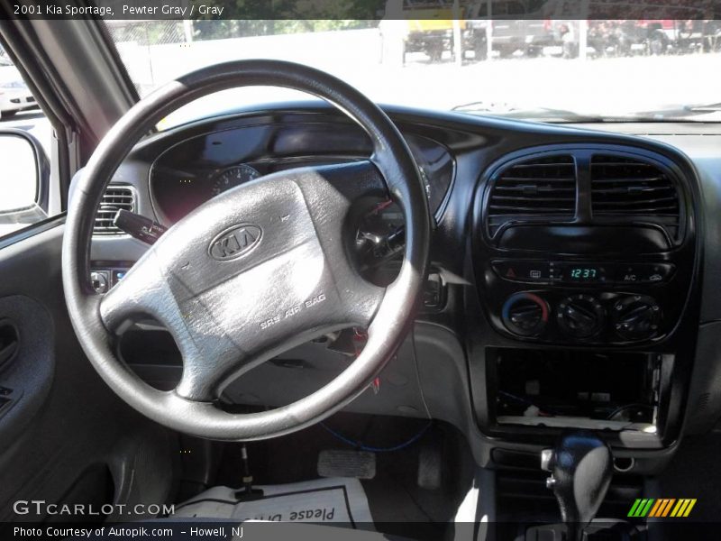 Pewter Gray / Gray 2001 Kia Sportage