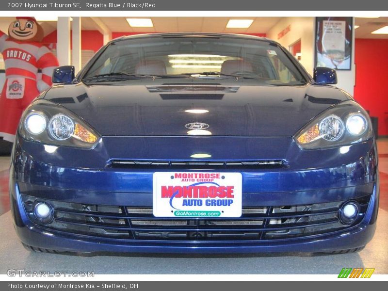Regatta Blue / Black/Red 2007 Hyundai Tiburon SE