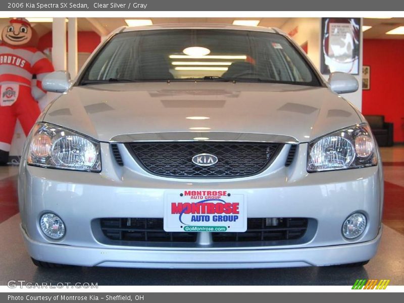 Clear Silver / Gray 2006 Kia Spectra SX Sedan