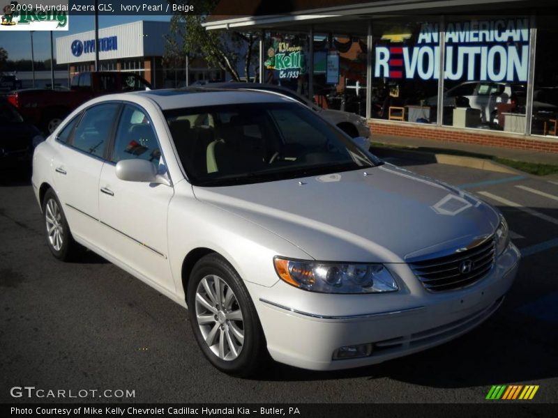 Ivory Pearl / Beige 2009 Hyundai Azera GLS
