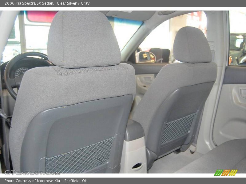 Clear Silver / Gray 2006 Kia Spectra SX Sedan