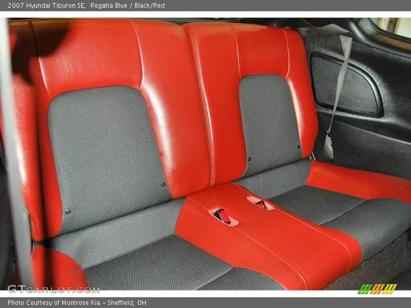 Regatta Blue / Black/Red 2007 Hyundai Tiburon SE