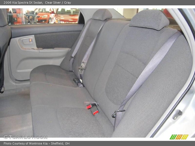Clear Silver / Gray 2006 Kia Spectra SX Sedan