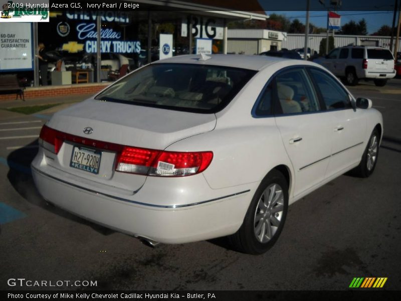 Ivory Pearl / Beige 2009 Hyundai Azera GLS