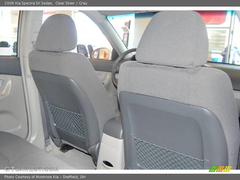 Clear Silver / Gray 2006 Kia Spectra SX Sedan