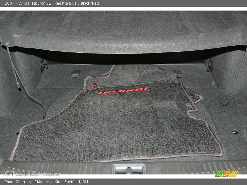 Regatta Blue / Black/Red 2007 Hyundai Tiburon SE