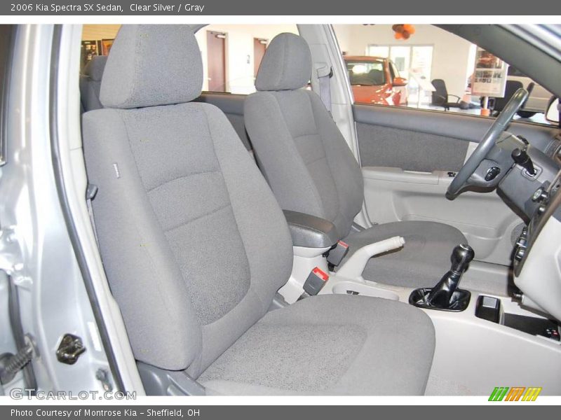 Clear Silver / Gray 2006 Kia Spectra SX Sedan