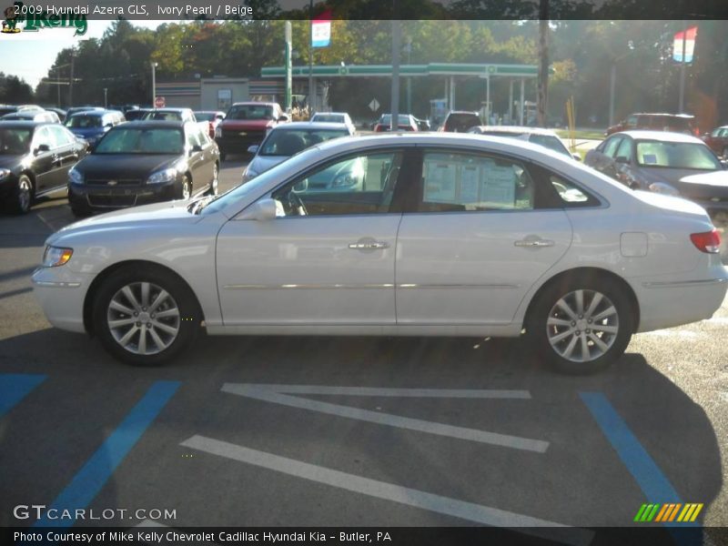 Ivory Pearl / Beige 2009 Hyundai Azera GLS