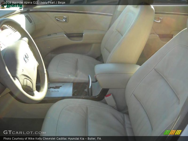 Ivory Pearl / Beige 2009 Hyundai Azera GLS