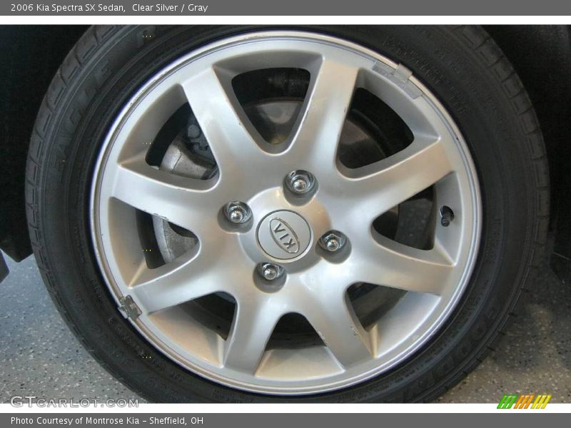 Clear Silver / Gray 2006 Kia Spectra SX Sedan