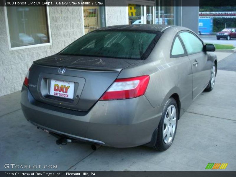 Galaxy Gray Metallic / Gray 2008 Honda Civic LX Coupe