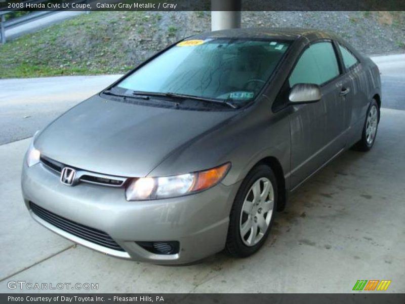 Galaxy Gray Metallic / Gray 2008 Honda Civic LX Coupe