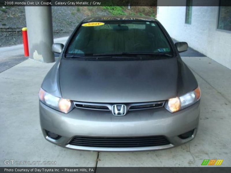Galaxy Gray Metallic / Gray 2008 Honda Civic LX Coupe