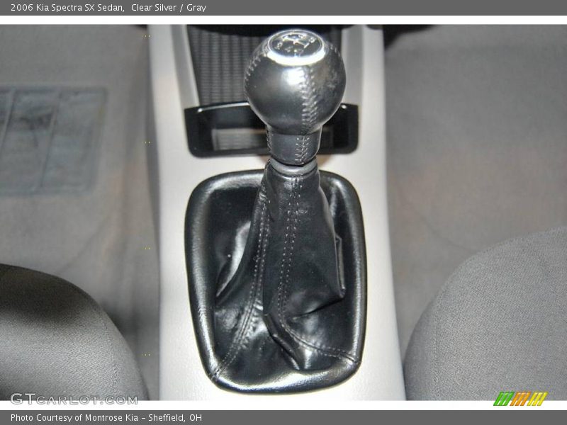 Clear Silver / Gray 2006 Kia Spectra SX Sedan