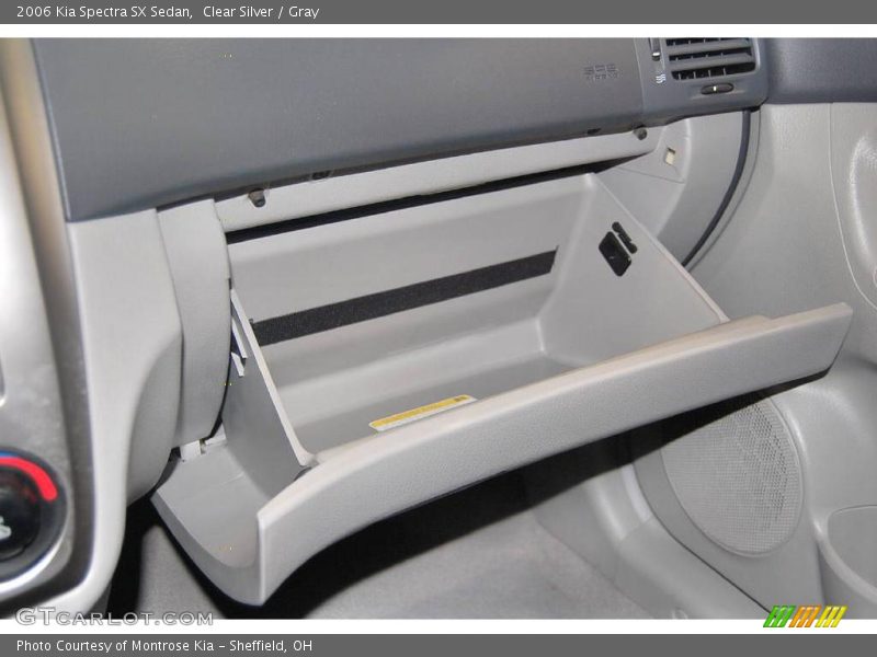 Clear Silver / Gray 2006 Kia Spectra SX Sedan