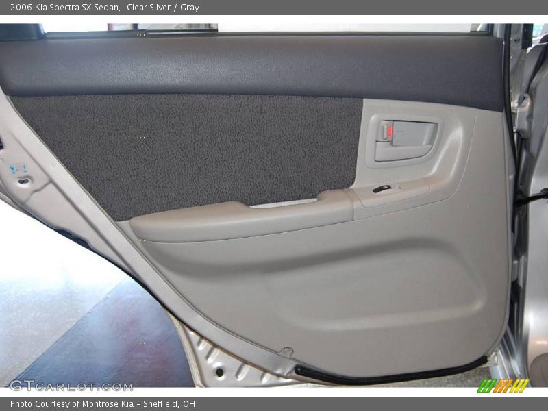 Clear Silver / Gray 2006 Kia Spectra SX Sedan