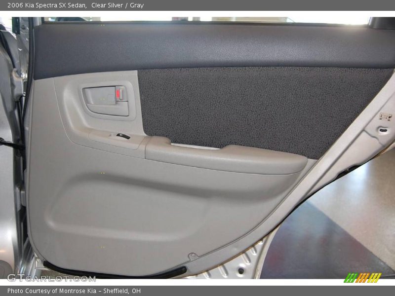 Clear Silver / Gray 2006 Kia Spectra SX Sedan