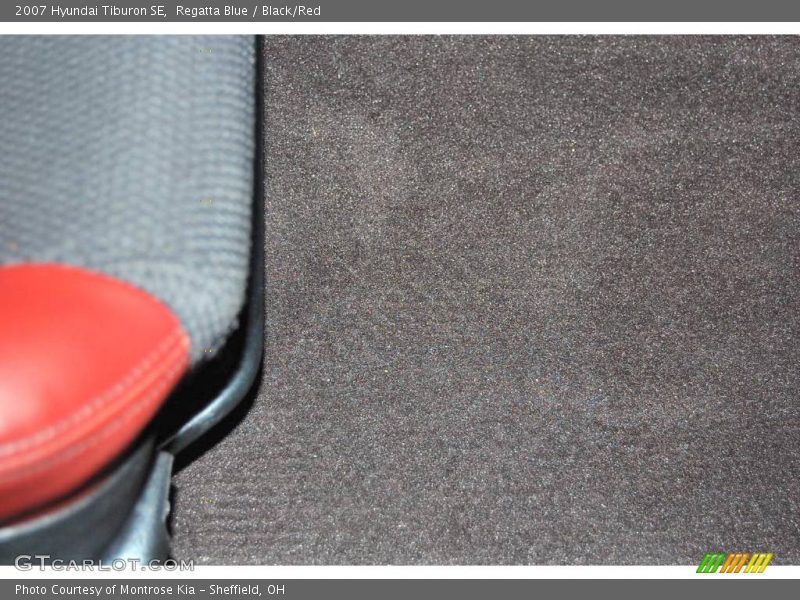 Regatta Blue / Black/Red 2007 Hyundai Tiburon SE