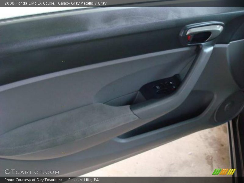 Galaxy Gray Metallic / Gray 2008 Honda Civic LX Coupe