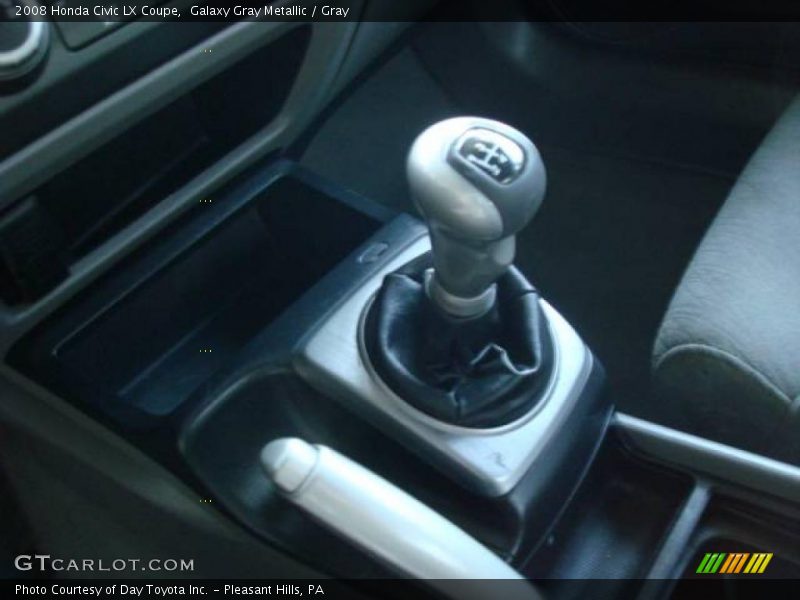 Galaxy Gray Metallic / Gray 2008 Honda Civic LX Coupe
