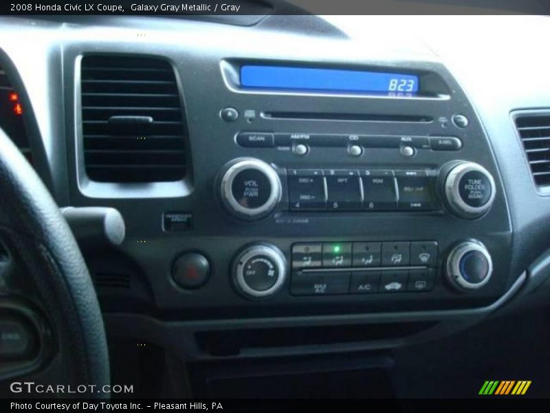 Galaxy Gray Metallic / Gray 2008 Honda Civic LX Coupe