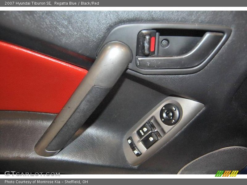 Regatta Blue / Black/Red 2007 Hyundai Tiburon SE