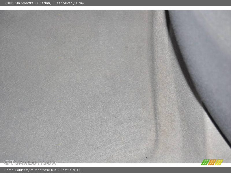 Clear Silver / Gray 2006 Kia Spectra SX Sedan