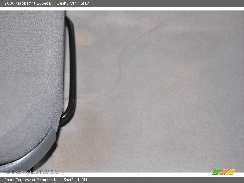 Clear Silver / Gray 2006 Kia Spectra SX Sedan