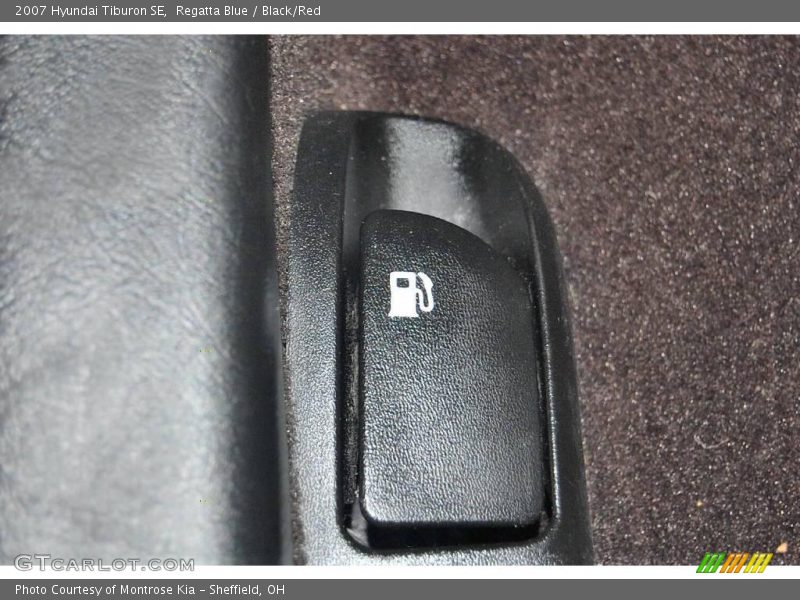 Regatta Blue / Black/Red 2007 Hyundai Tiburon SE