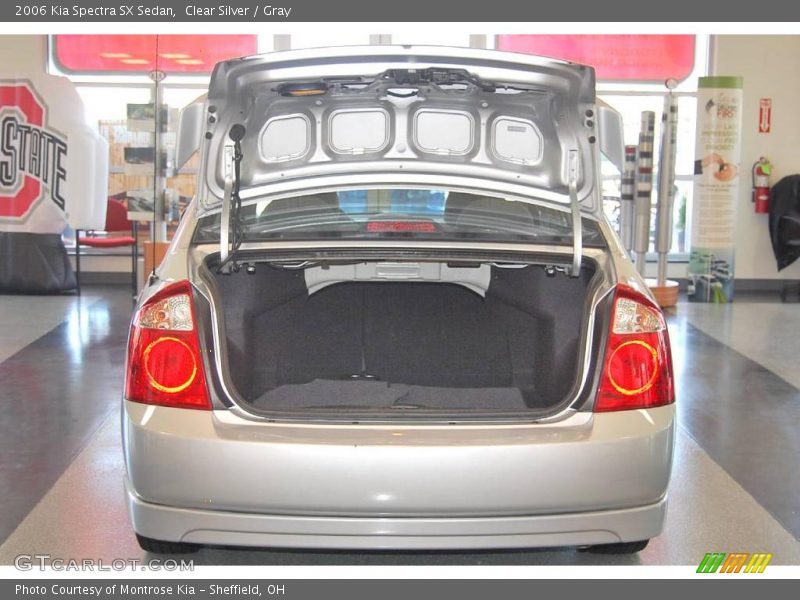 Clear Silver / Gray 2006 Kia Spectra SX Sedan