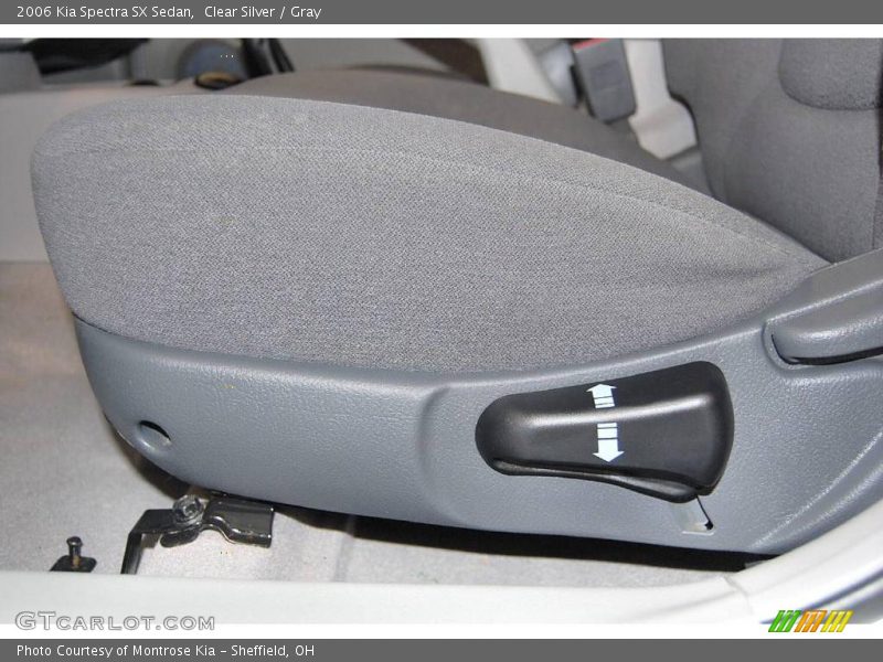 Clear Silver / Gray 2006 Kia Spectra SX Sedan