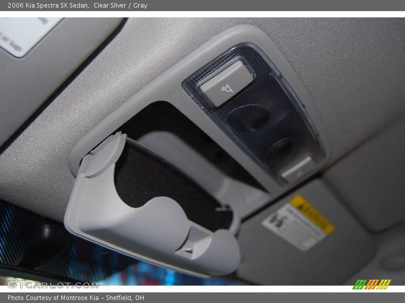 Clear Silver / Gray 2006 Kia Spectra SX Sedan