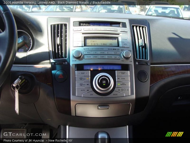 Black Diamond Metallic / Black/Saddle 2008 Hyundai Veracruz Limited AWD