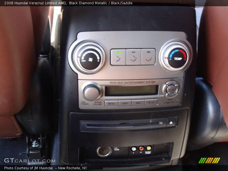 Black Diamond Metallic / Black/Saddle 2008 Hyundai Veracruz Limited AWD